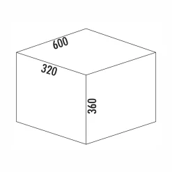 Abfallsammler Cox® Base 360 K/600-2