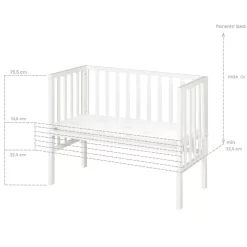 Beistellbett 2in1 Sternenzauber