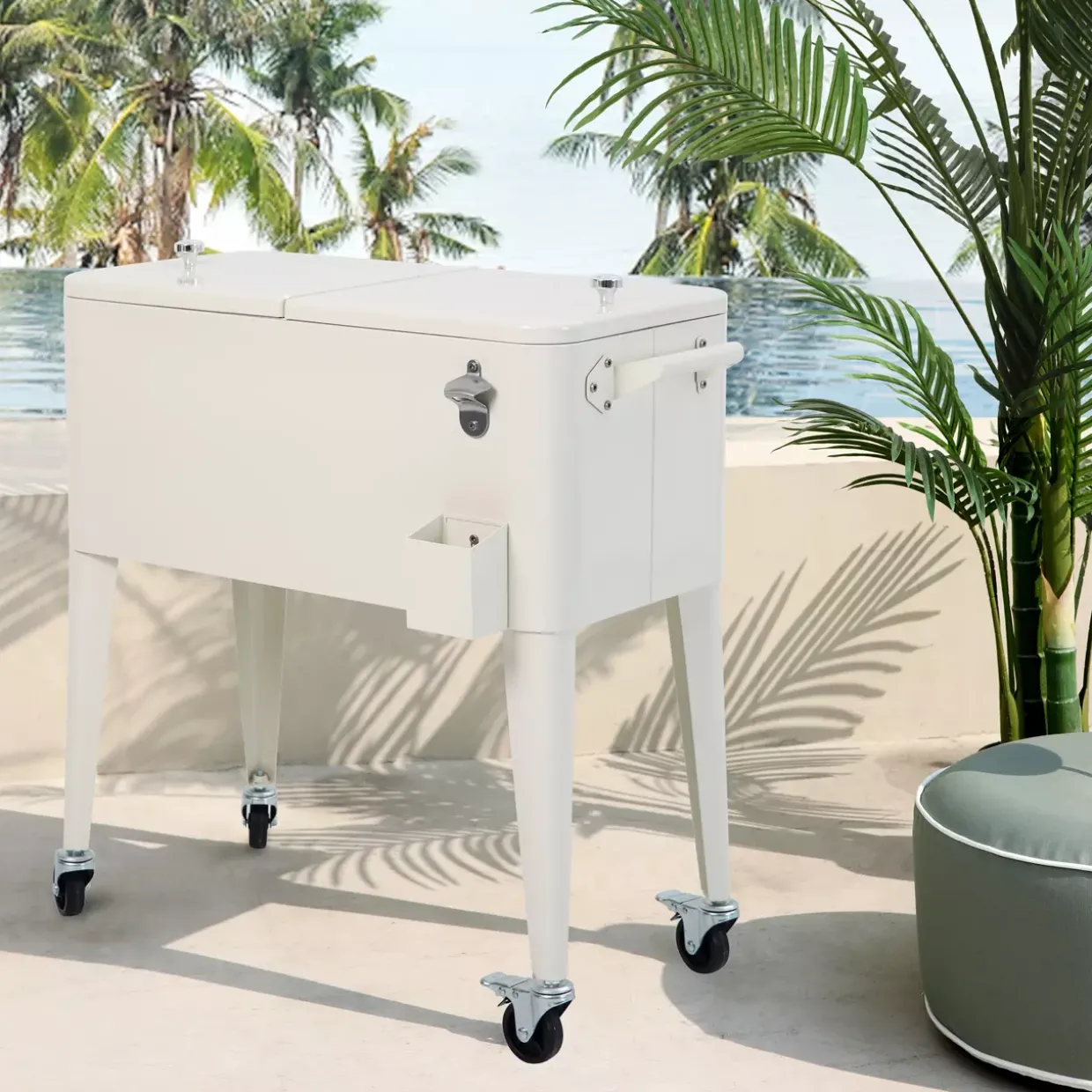 Best Freizeitmöbel Rollende Kühlbox Icy