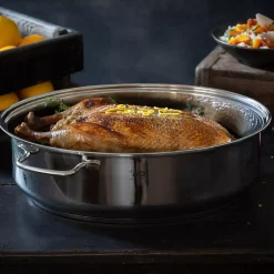 Bräter mit Grilleinsatz Bella Gusto