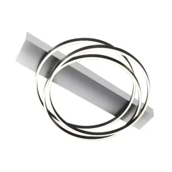 CCT LED-Deckenleuchte Kiku