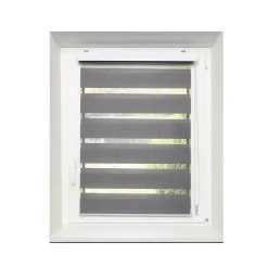 Doppelrollo mit Blende case