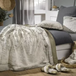 Fellimitat Decke Fluffy