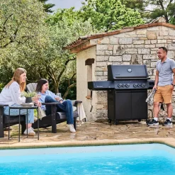 Gasgrill mit Infrarot-Seiten- und Heckbrenner PhantomPrestige P500VXRSIBPK-DE-PHM