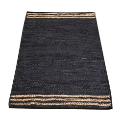 Handwebteppich Leather