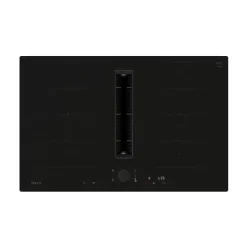 Induktionskochfeld mit Dunstabzug, Magnetknebel, Seitliche Lisenen V68TXDMATT