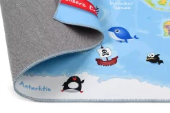 Kinderteppich Weltkarte