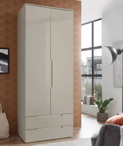 Kleiderschrank Melamin Champagner Jenna