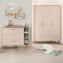 Kleiderschrank 3-türig Jil