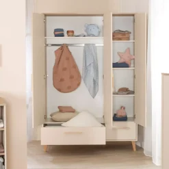 Kleiderschrank 3-türig Jil