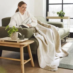 Kollektion: Ibena Jacquard Decke Colorado