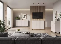 Kommode mit 4 Schubkästen FAKTA LOMENA