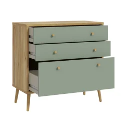 Kommode mit 3 Schubladen Whenua