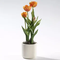 Kunst Tulpen im Topf