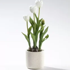 Kunst Tulpen im Topf