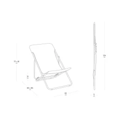 Lafuma Mobilier Liegestuhl MAXI TRANSAT