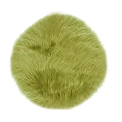 Lammfell Pad rund