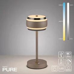 LED Akku-Tischleuchte PURE Falling Rings