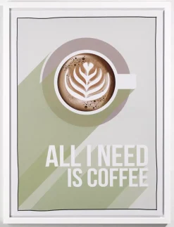 Leinwanddruck im Rahmen