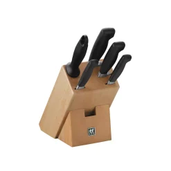 Messerblock 6-teilig Vier Sterne