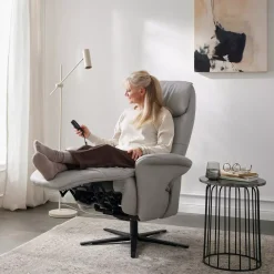 MONDO COMFORT Relax-Sessel Ergonomie XL Maxiversion 2-motor. Verstellung Landor