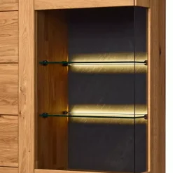 MONDO NATUR Rückwand Schiefer für Vitrine Danora Plus