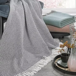 MONDO Wohndecke mit Fransen