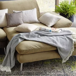 MONDO Wohndecke mit Fransen