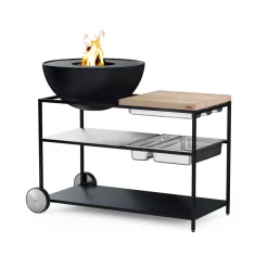 Outdoor-Küche mit integriertem Grillset FIRE KITCHEN/ BOWL 70 Plancha