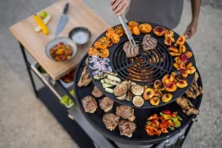 Outdoor-Küche mit integriertem Grillset FIRE KITCHEN/ BOWL 70 Plancha