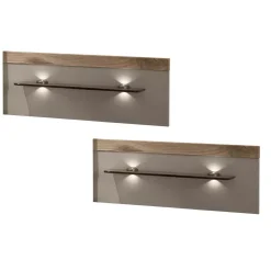 Paneel-Paar für Nachtschränk inkl. LED-Beleuchtung Dublin