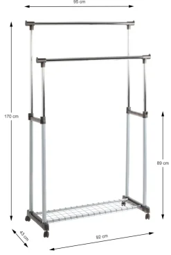 Rollgarderobe Double