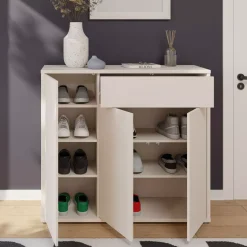 Schuhschrank mit 3 Türen, 1 Schubkasten ALICE SPRINGS