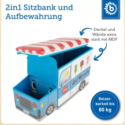 Sitzbank 2in1 Staubox Icecream