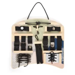 Small Foot Motorikbrett mit Verschlüsse und Befestigung