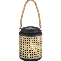 Solarleuchte Bambus-Optik