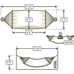 Stabhängematte Alisio