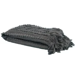 Stickdecke mit Fransen Nala