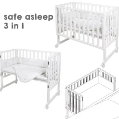 Stubenbett 3-in-1 inkl. Zubehör Sternenzauber