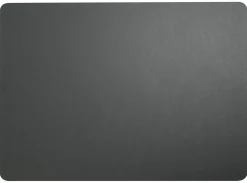 Tischsetbasalt leather optic