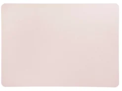 Tischsetrosepowder Lederoptik