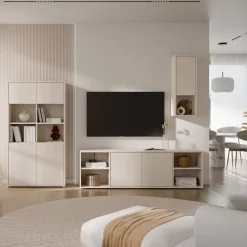 TV-Unterschrank mit 2 Türen und 2x2 Fächern Alice Springs