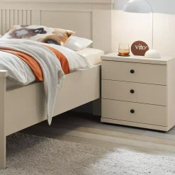 VITO Nachtschrank mit 3 Auszügen Linate