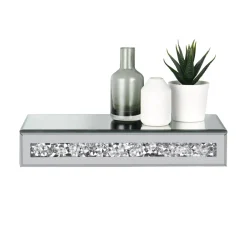 Wandregal Silberfarbig ZOE