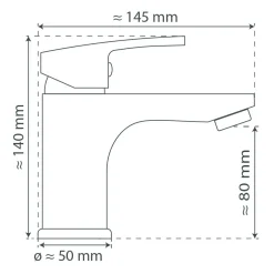 Waschtischarmatur Alaska 34710