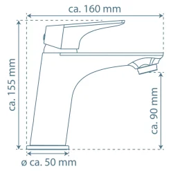Waschtischarmatur Boston 33216