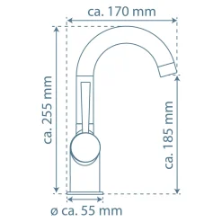 Waschtischarmatur Cornwall 79010