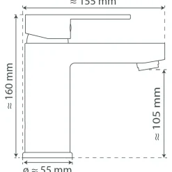 Waschtischarmatur Elephant 34216