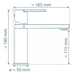 Waschtischarmatur Manhattan 33010