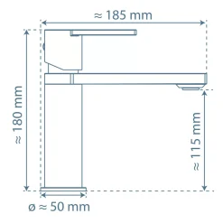 Waschtischarmatur Manhattan 33018
